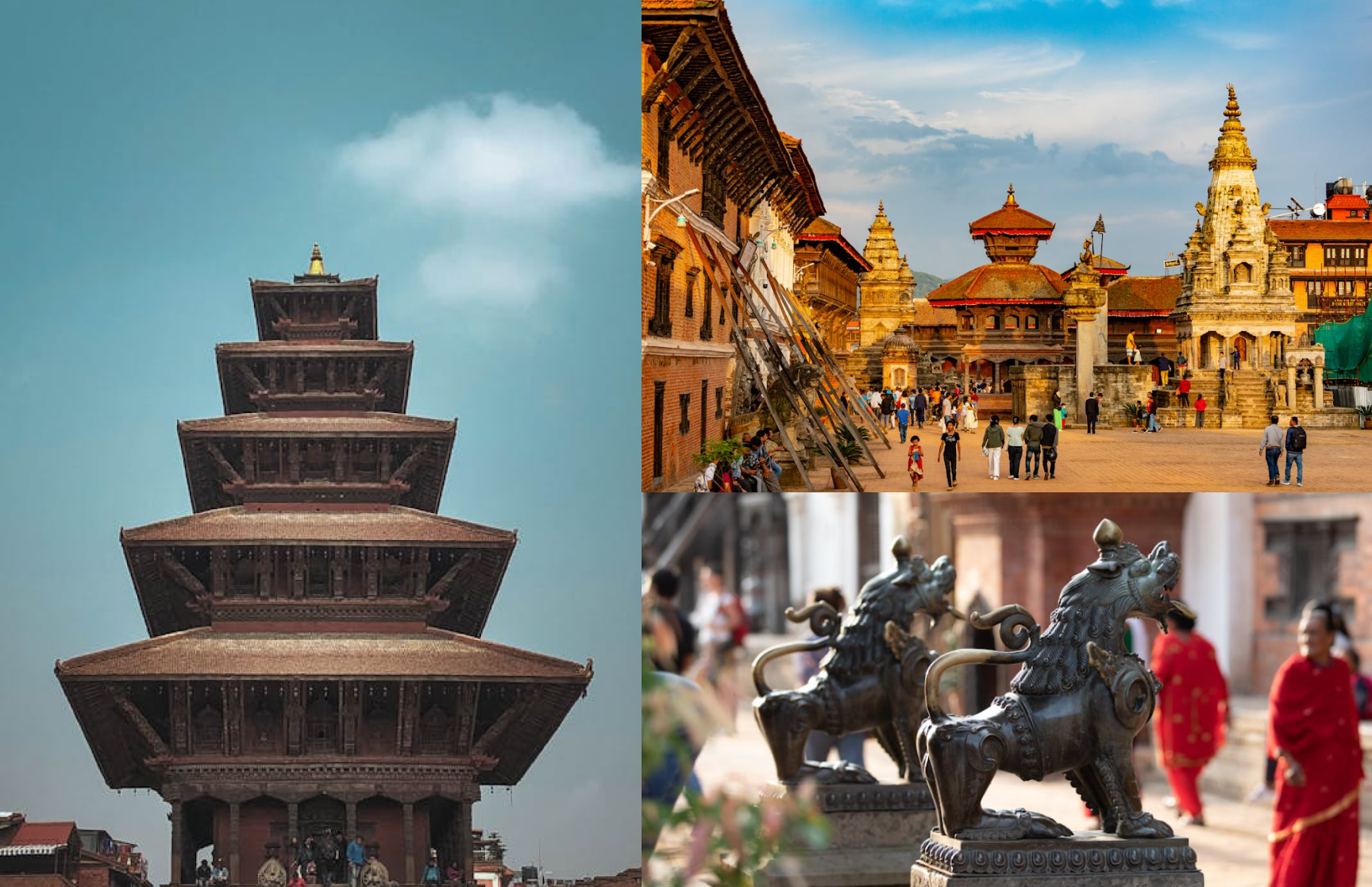 Bhaktapur temples near Sanjivani Hills