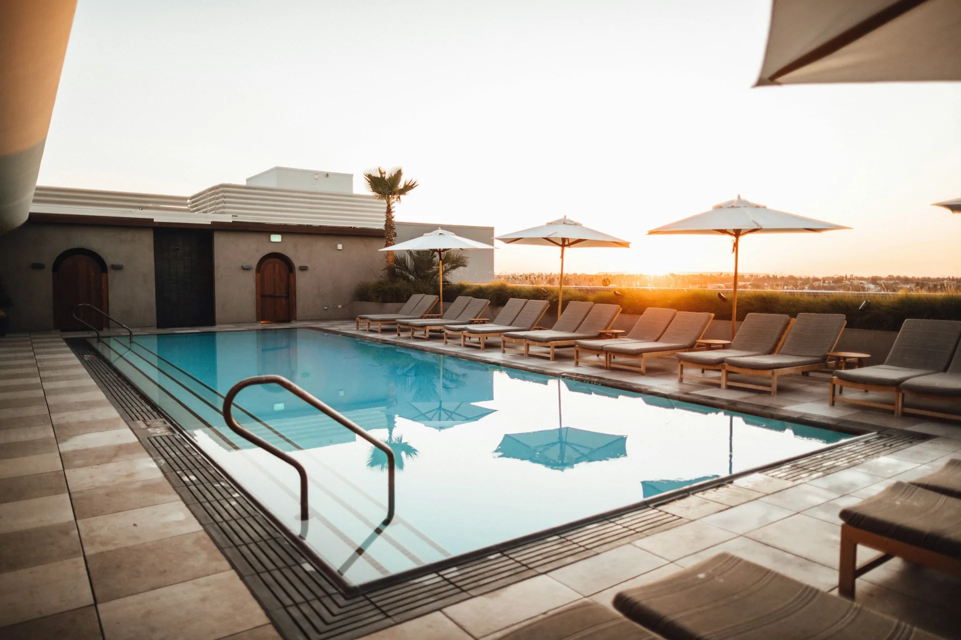 Swimming pool at Sanjivani Hills